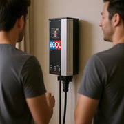 GEMA Shop Nexol NEX R1 PV-Heizstab-Nachrüstset mit Energy Controller zur effizienten Warmwasserbereitung an der Wand.