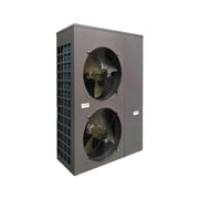 GEMA Shop TITAN-THERM TERMA 18 kW Luft-Wasser-Wärmepumpe in Anthrazit mit zwei Ventilatoren für effiziente Heizung.