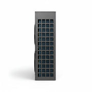 GEMA Shop TITAN-THERM Luft-Wasser-Wärmepumpe 18 kW in anthrazit, Seitenansicht des Monoblock-Außengeräts