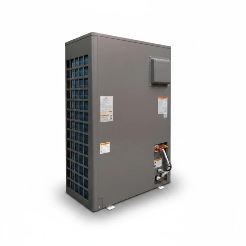 GEMA Shop TITAN-THERM Luft-Wasser-Wärmepumpe 18 kW in Grau als Monoblock-Außeneinheit für effiziente Heizsysteme