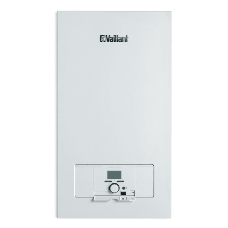 Weißer Vaillant eloBLOCK VE 12/14 EU I Elektrokessel für die Wandmontage, erhältlich bei GEMA Shop.