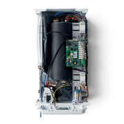 GEMA Shop Vaillant eloBLOCK VE 14/14 EU I Elektrokessel mit geöffnetem Gehäuse und sichtbarer technischer Ausstattung