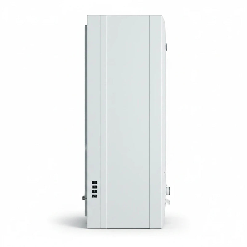 GEMA Shop Vaillant eloBLOCK VE 14/14 EU I Elektrokessel in Weiß, Seitenansicht des wandhängenden Heizgeräts.