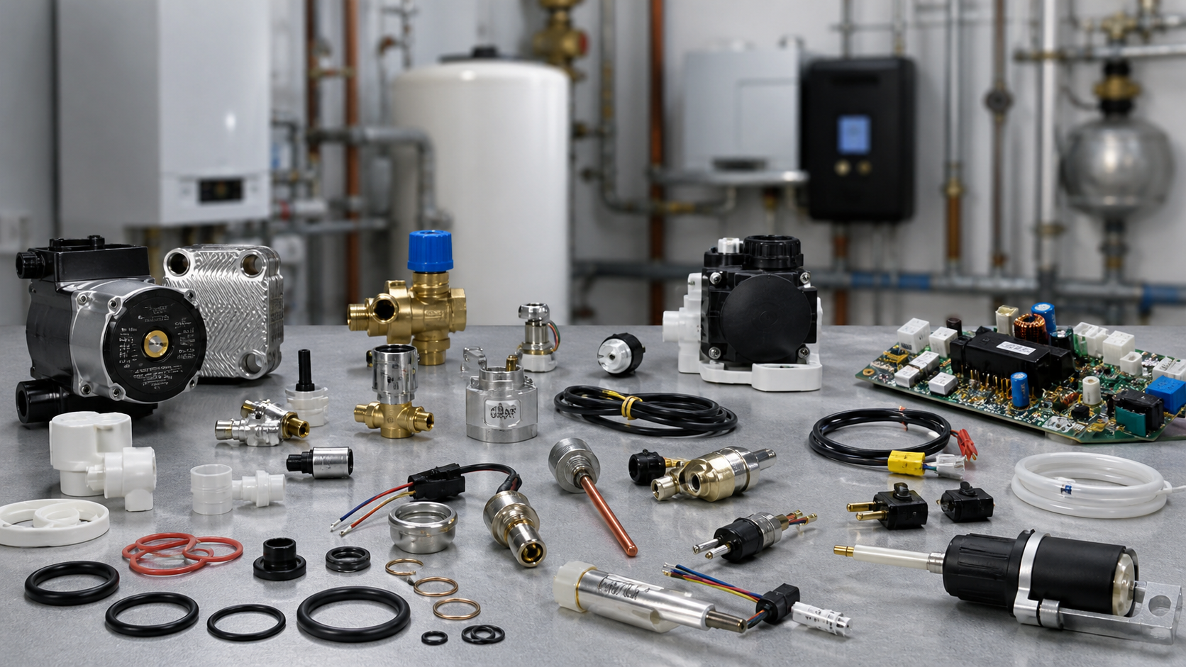 Vaillant Ersatzteile für Heiztechnik und Systemkomponenten in sauberer Werkstattumgebung