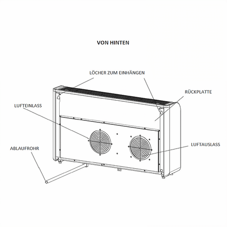 Klimaanlage - Monoblock ASM - 12BI Sinclair Monoblock mit R32 - GEMA Shop