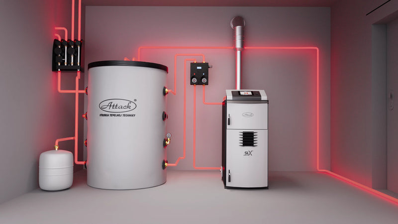 Træforgasser 20 kW ATTACK SLX 20 Lambda