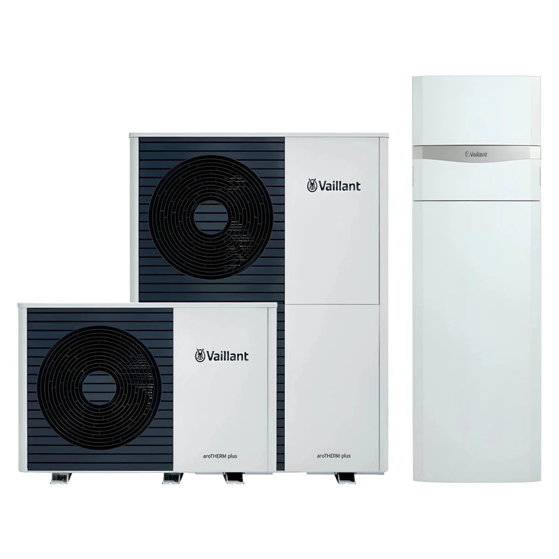Vaillant siltumsūknis aroTherm plus ar ūdens tvertni un Unitower - GEMA veikals
