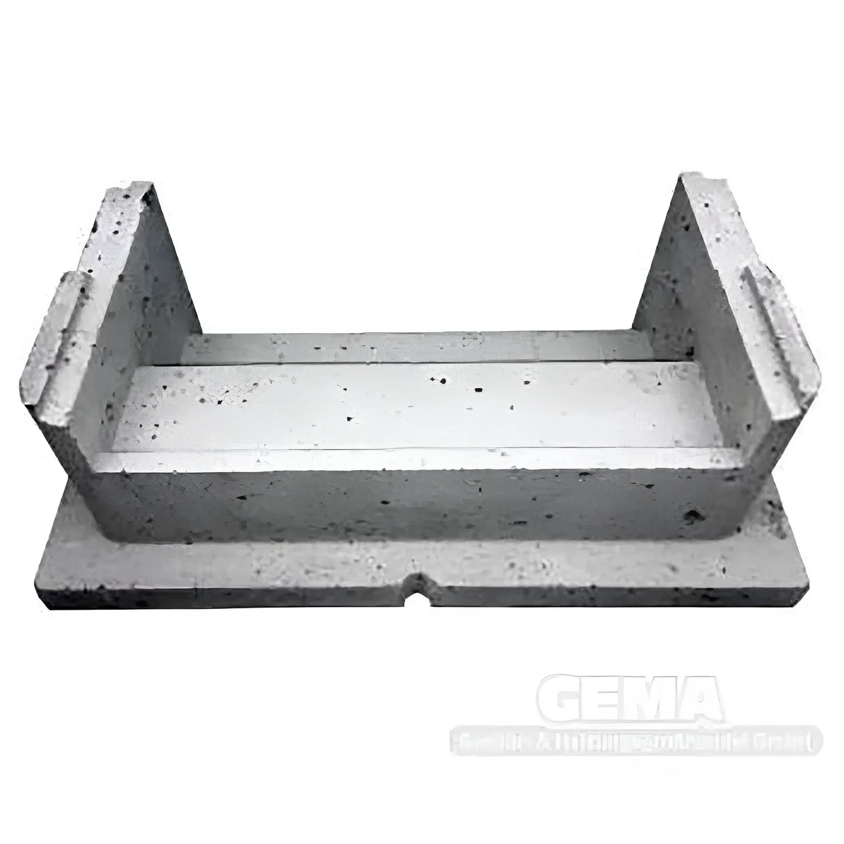 Viadrus U32 Schamottstein Mitte vorn.