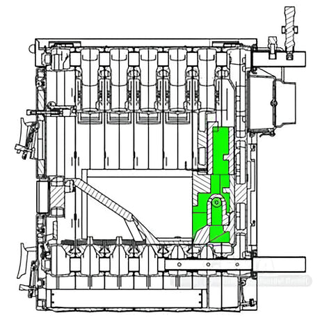 Viadrus U32 Schamottsteine komplett.